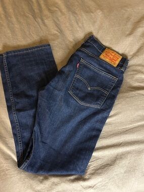 Levi's Dark Indigo Straight Jeans 513